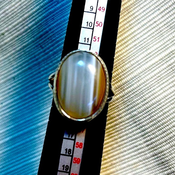 Tormaline and Silver Ring - Picture 1 of 6